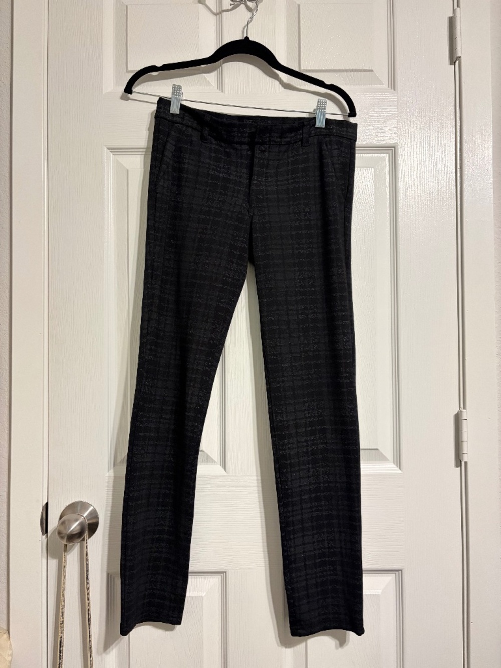 Black Pants, Subtle Plaid